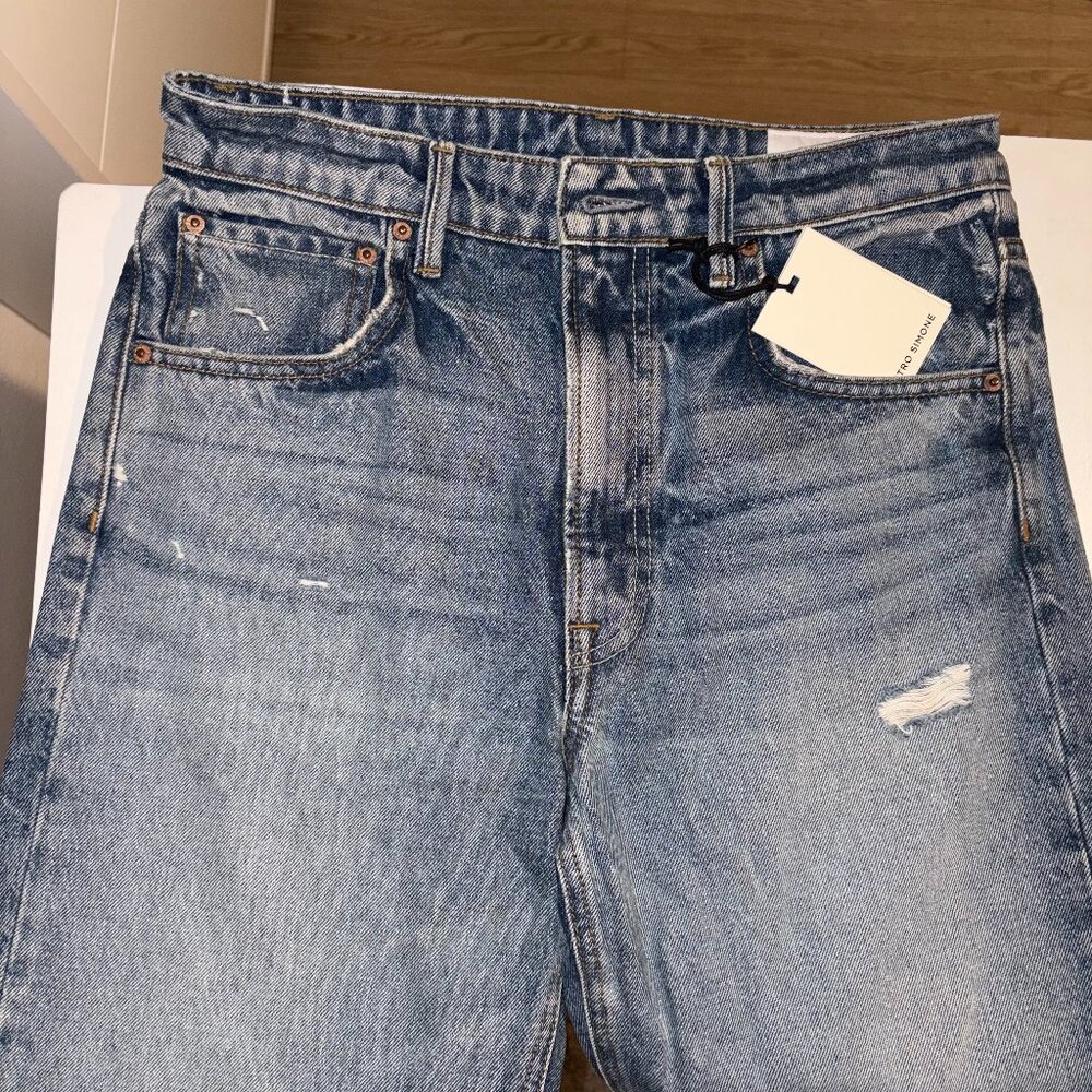 Betro Simone High Rise Relaxed Straight Wash Jeans Size 26 NWT